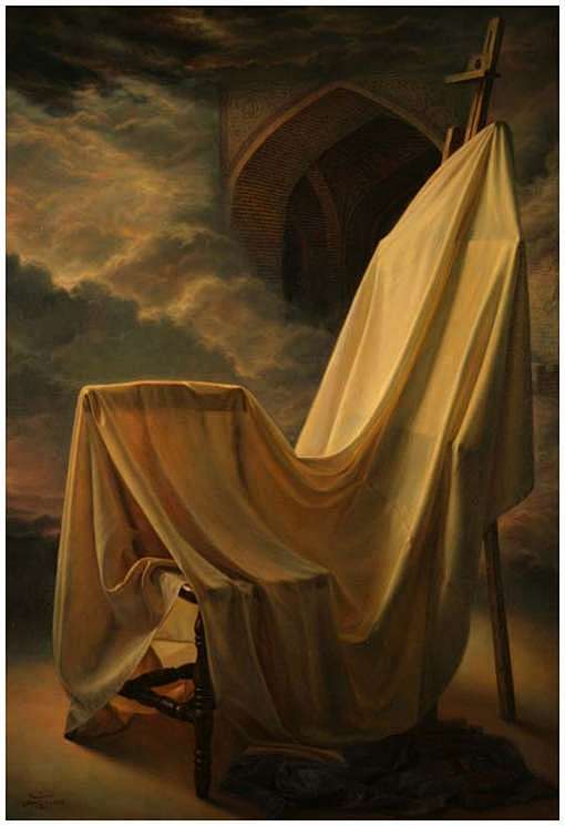伊朗画家狄尔曼玛勒基油画作品