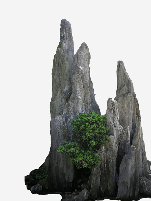 苏州园林假山素材