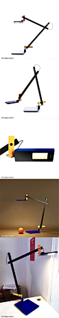 《开文看设计系列》充满童真的红黄蓝
产品名：Lotek台灯
品牌：Artemide
设计师：JAVIER MARISCAL
一见到设计大师JAVIER MARISCAL贾维尔·马里斯卡尔的照片，就知道他内心是充满着童真的一个人。
对于喜欢翻看设计史的开文来说，看到这样的红黄蓝色块，自然而然的就会联想到20世纪西方现代艺术设计史上最富创造性的经典作品之一“红蓝椅”。红蓝椅的经典之处我们暂且不表，今天主要来欣赏一下这款Lotek台灯。

Lotek台灯是一个简单的形式和先进的技术，还有一个极端移动的手臂，这将
