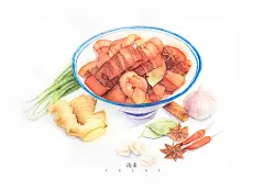 中华传统美食——红烧肉

红烧肉是一道著名的大众菜肴，属于热菜。其以五花肉为制作主料，最好选用肥瘦相间的三层肉（五花肉）来做，用冰糖，生抽，调料酒，八角，葱段，蒜，生姜，老抽，香叶，盐等做配料，做法多达二三十种。 红烧肉的烹饪技巧，锅具以砂锅为主，做出来的肉肥瘦相间，香甜松软，入口即化。