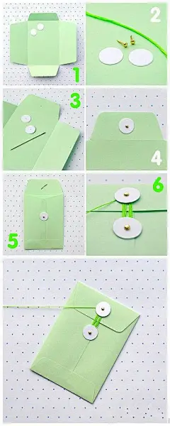 【清新系DIY】嫩绿色的文件袋自己做！简单又清新，适合春天的味道~喜欢这个范儿的童鞋学起来！ 【阿画】#创意家居饰品制作教程##艺术设计废物利用环保diy##DIY折纸纸雕衍纸##纸艺剪纸不织布##编织布艺勾花#@北坤人素材