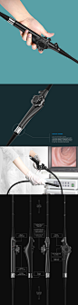 BARNEZ 2012 - New type of endoscope : BARNEZ Designed a Bar type. So it lightly grasping to control without lift up for operations. Controller endoscope that is big gouge is very troublesome when pressed with a finger pull. Dial designed in the shape of a