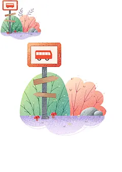 扁平风|儿童插画|绘本植物临摹