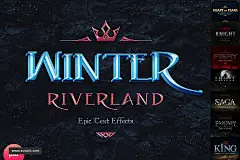 酷炫的电影海报字体特效PS图层样式下载 插件/软件 