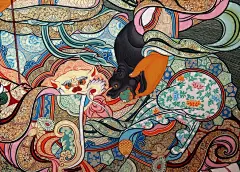 〓纯正手绘精品〓藏族西藏手绘唐卡 财宝天王唐卡|五姓财神唐卡-淘宝@北坤人素材