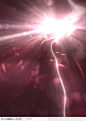 光与速度CG背景-紫红色与光源