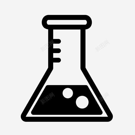 锥形烧瓶科学试剂图标 icon 标识 标志 UI图标 设计图片 免费下载 页面网页 平面电商 创意素材