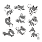 fox characters : Various Fox characters with additional attitudes and illustration