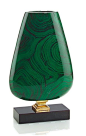 Vases, Luxury Designer Malachite  Gold Vase, so beautiful, one of over 3,000 limited production interior design inspirations inc, furniture, lighting, mirrors, tabletop accents and gift ideas to enjoy repin and share at InStyle Decor Beverly Hills Hollywo