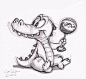 Cartoon Baby Alligator | The Ol' Sketchbook: Animal sketch dump: