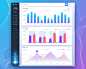 BIM holo-Data Analysis03 : This is the background data analysis interface of the holographic technology platform that I am responsible for designing
