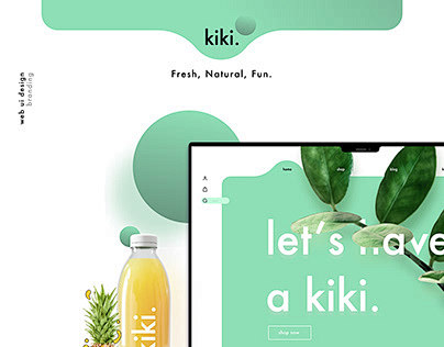 kiki. UI Web Design.