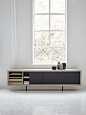 dk3 is known for the large plank tables, so it was obvious for designer and dk3 founder Jacob Plejdrup to carry on this design tradition, when designing the Grand Sideboard in 2016. Grand means large and impressive, and the sideboard really lives up to th