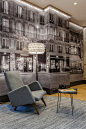 Saint Germain des Pres : Interior Design Photography for Gerard Faivre, Decorator. Special mention to the Mural Creation on the entrance walls*. "Saint Germain des Pres" Saint Germain by night.*Mathieu Fiol