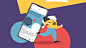 art direction  brand Education ILLUSTRATION  instagram language school motion online school social media study