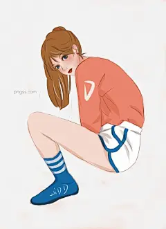 长发可爱运动小姐姐图片大小1080x1491px 图片尺寸1.04 MB 来自PNG搜索网 pngss.com 免费免扣png素材下载！海报配图#卡通手绘#可爱#酷#马尾辫#夏日#小清新#运动女孩#装饰插画图案#足球宝贝#