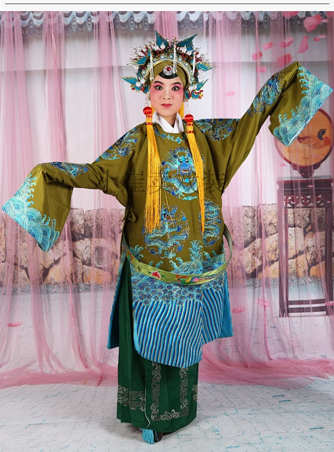 戏曲戏剧京剧豫剧古装老旦蟒袍佘太君服饰戏服戏曲老旦服装老旦蟒-淘宝网-花瓣网