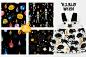 Black Cat Character Halloween Halloween party poster pumpkin seamless pattern skeleton skulls spooky halloween