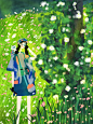 女孩探险
