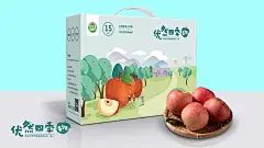 希望果——优然四季洛川苹果包装设计-古田路9号-品牌创意/版权保护平台