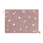 Buy Lorena Canals Noah Washable Rug - 140x200cm | Amara : Give your floor space something to shout about with this washable Noah rug from Lorena Canals. Made from all natural materials, this rug is in soft pink topped with dots, lines and braids. Finished