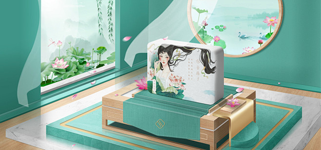 场景搭建海报-P4D_阳光灿烂_海报图片...