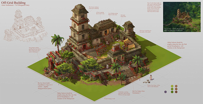 Stylized Aztec build...