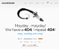 6 Wunderkinder网站404创意页面设计