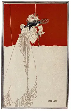 Aubrey Beardsley十九世纪末最伟大插画艺术家，英国新艺术运动代表人物，因绘王尔德名著《莎乐美》插图成名。在那个年代无论是技法还是内容Beardsley都是叛逆者，黑白方寸之间的变化竟是这般魅力无穷，流畅优美的线条，诡异怪诞的形象，他的作品充斥着恐慌和罪恶。在艺术领域绽放的他只活了26岁。