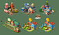 Township : Some of the work for mobile free-to-play game 'Township' by Playrix