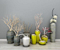 新中式花瓶花卉, 花瓶摆件, 盆景, 干枝花瓶, 装饰品摆件, 干枝