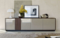 contemporary lacquered sideboard WHAT by Rodolfo Dordoni  Molteni & C: 