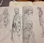 Seven to Eternity sketchbook @jomeopena  sweet jive