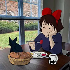 当宫崎骏人物走进现实 ​​​​。 ​​​​