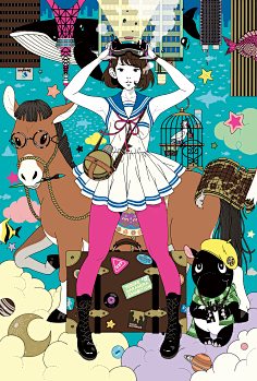 插画 中村佑介 花瓣网 陪你做生活的设计师 点击查看下一张