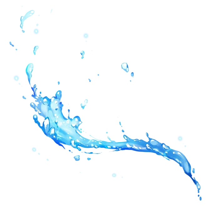 水花免扣素材
