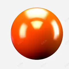 3D立体橙色彩球矢量图 元素 免抠png 设计图片 免费下载 页面网页 平面电商 创意素材