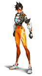 Tracer Character Art from Overwatch 2