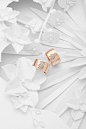 Crivelli Jewellery flower Flora paper iridescent