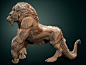 Lion Gorilla , Eva Yu : The work of CG Hub's 3D CharacterFORGE 3D  ROUND 019-  Art of Carlos Haunte