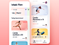 Fitness App fitness courses courses sport light user interface design ios mobile app interface mobile design ux mobile application sport app fitness fitness app mobile ui app design app user interface design ui