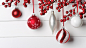 New Year, Merry, decoration, Christmas, berries, New Year, Christmas, balls, decoration