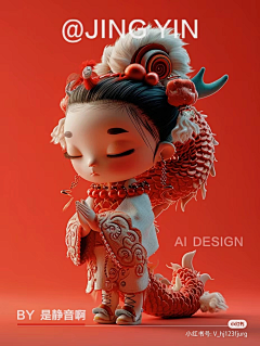 SHAO雯子采集到Midjourney-IP