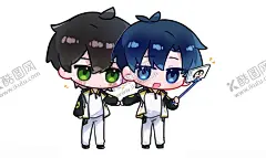 动漫人物 【酷图网】动漫,人物,手捧花,拥抱,牵手