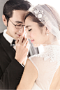 2018新样片展会影楼婚纱照单片 韩式情侣室内纯色背景样册+放大片-淘宝网