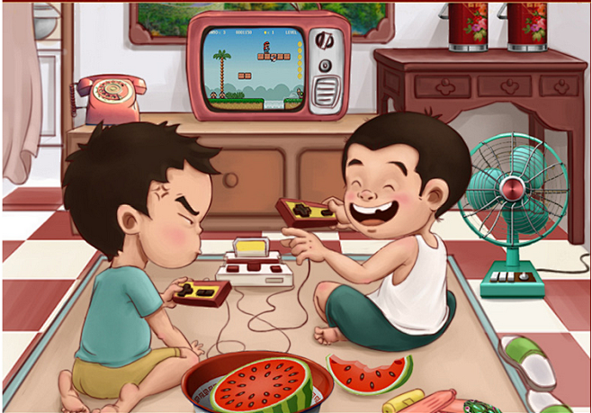 任天堂红白迷你电视游戏机8位fc插卡家庭电视游戏机80后经典怀旧淘宝