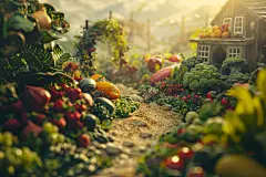 微景观创意果蔬农庄