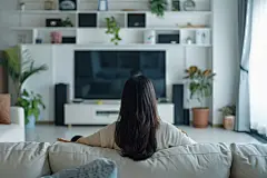 享受惬意生活的居家少女