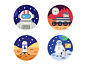 Cosmonaut icons