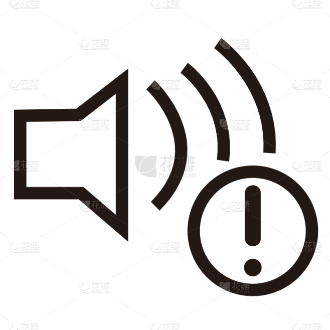 ICON-矢量警告警示图标4